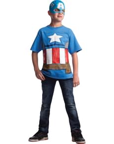 Camiseta de Capitán América Marvel para niño