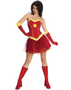 Costume de Rescue dans Iron Man Marvel classic pour femme