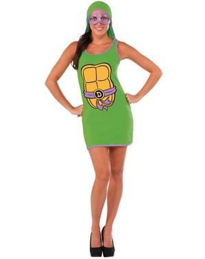 Vestido de Donatello As Tartarugas Ninja para mulher