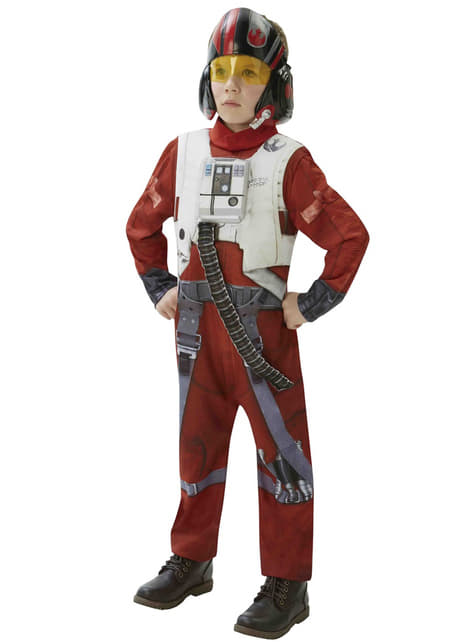 Chlapecký kostým pilot X-Wing Hvězdné války: Síla se probouzí
