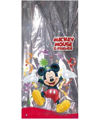 Pack of 100 Mickey Mouse metallic rectangular party bags