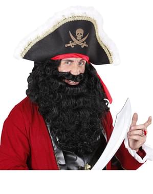 Maxi zwarte baard voor mannen