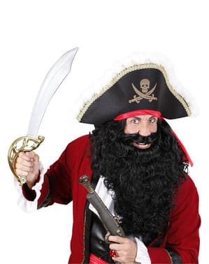 Maxi black beard for a man