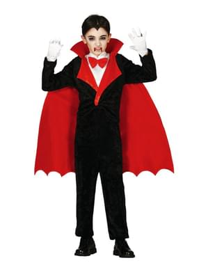 Anak Laki-Laki Menghitung Kostum Drakula