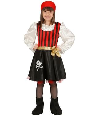 Fato de pirata caveira para menina