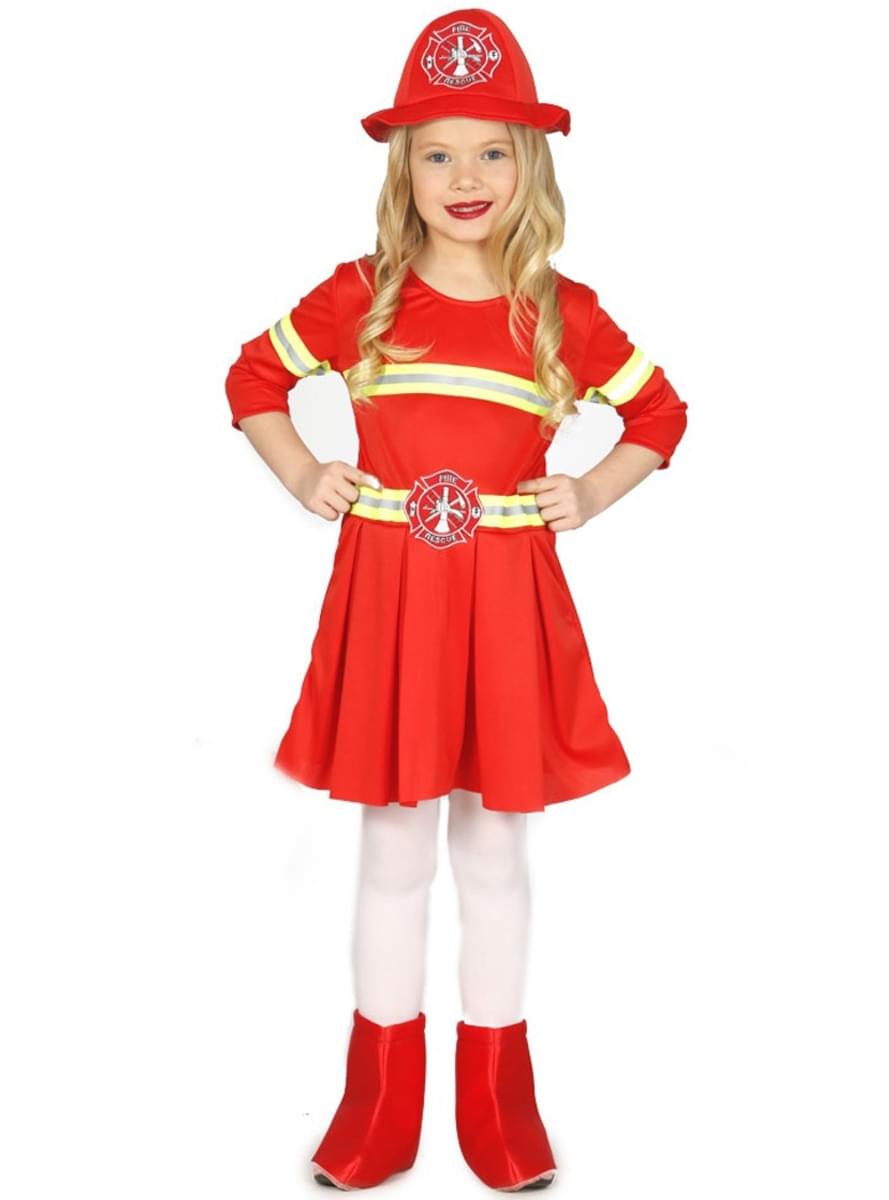 Girls Elegant Firewoman Costume. The coolest | Funidelia