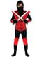 Costum de ninja roșu mortal pentru băiat