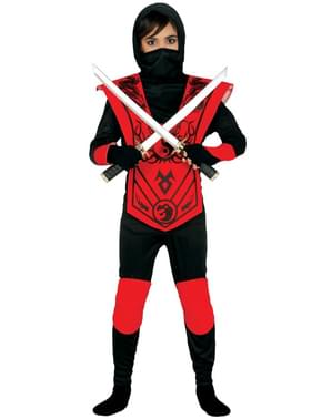 Kostum Anak Laki-Laki Merah Ninja Mortal