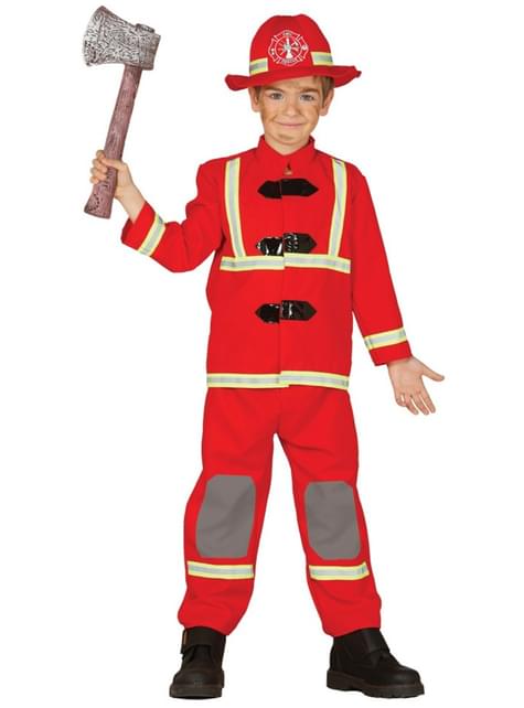 Disfraz de bombero para niños. Have Fun! |