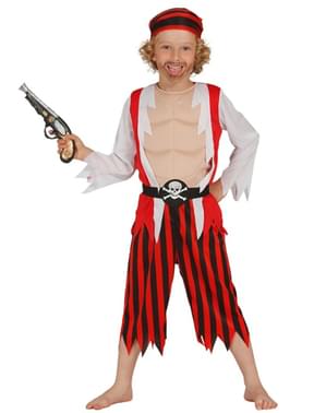 Déguisement pirate rouge garçon