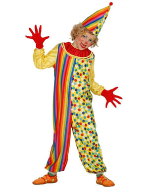 Färgglad clown Maskeraddräkt Barn
