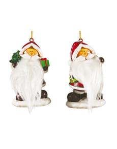 Figurine décorative père noël 7,5 cm