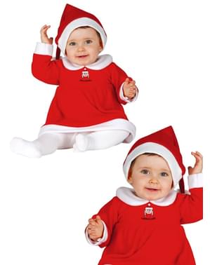 शिशुओं आराध्य माँ क्रिसमस पोशाक