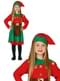 Déguisement lutin rouge travailleur fille