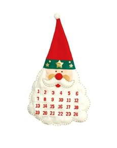 Calendário de Pai Natal 76 cm