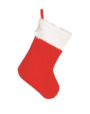 45-см червен коледен чорап
