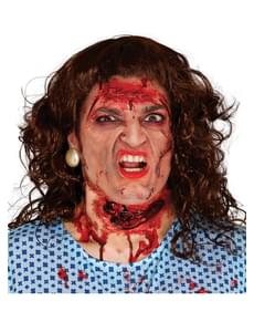 Narbe Aufgeschlitzter Hals