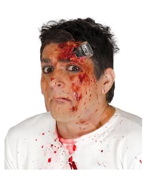 צלקת בורג מוכתמים בדם