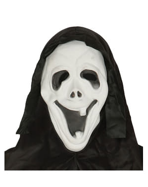 Smiling Scream mask with hood