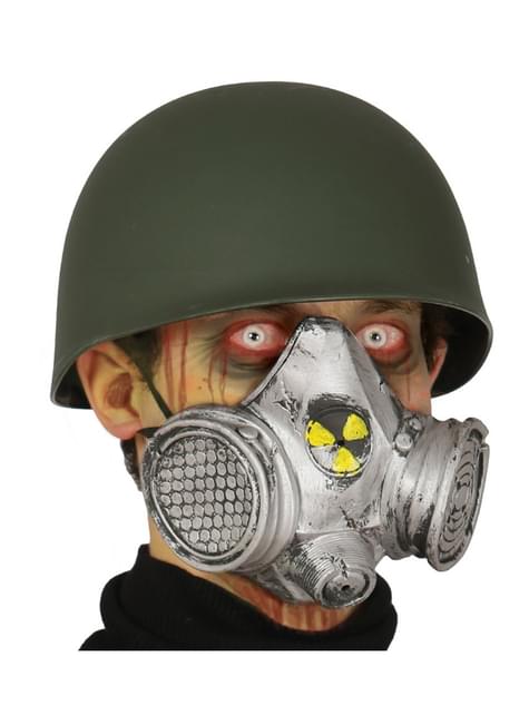 Le déguisement masque à gaz et la tenue de protection de Jesse