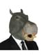 Masque hippopotame gris