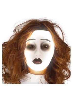 Kadın parlayan hayalet maskesi