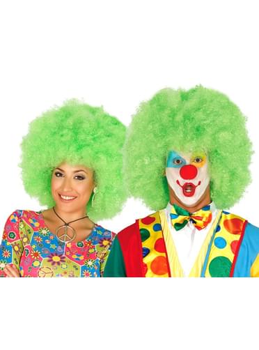 Peruca afro colorida unissex