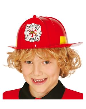 Modig brandman Hjälm Barn