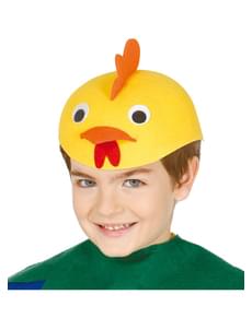 Casquete de pintainho para menino