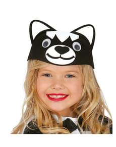 Casquete de gatinho para menina