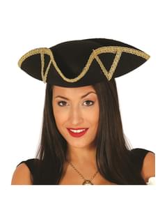 Chapéu de almirante para mulher