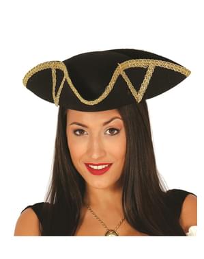 Chapéu de almirante para mulher