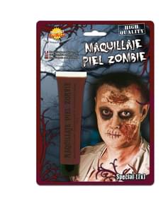 Maquillage peau de zombie violet
