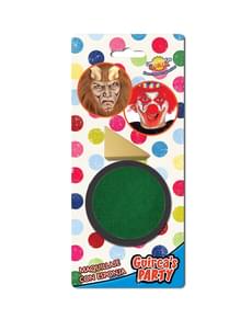 Make up verde scuro con spugna