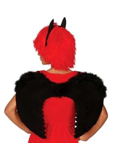 Engelsflügel schwarz für Damen