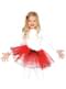 Tutu vermelho para menina