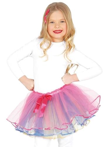 Tutu cor-de-rosa deluxe para menina