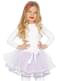 Tutu branco deluxe para menina