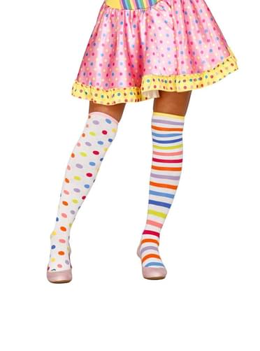 Meias de palhacinha para mulher