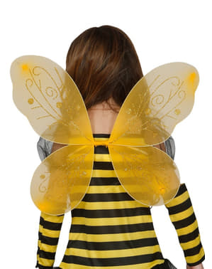 Tyttöjen Keltaiset mehiläisen siivet