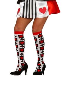 Womens playing cards stockings