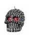10cm Halloween skull candle