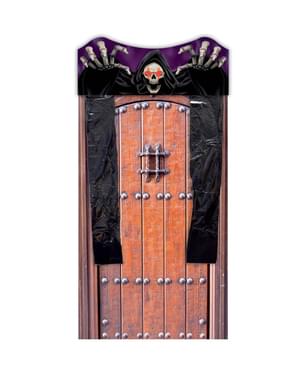 Rideau porte squelette lumière