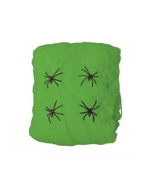 Toile d'araignée verte 60 gr