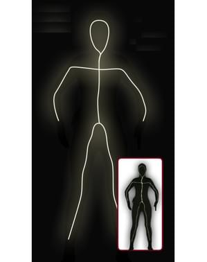 Déguisement Bonhomme lumineux adulte