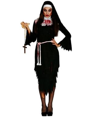 Costum de călugăriță zombie pentru femeie