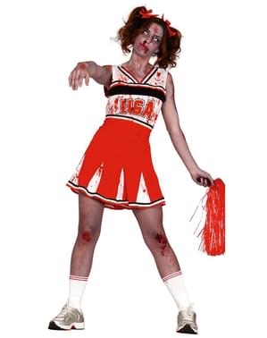 Cheerleader zombie Kostuum voor vrouw