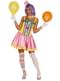 Женский забавный костюм клоуна