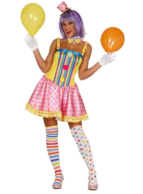 Doodskaak weigeren Mortal Grappige clown Kostuum voor vrouw. De coolste | Funidelia