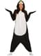 Fato pijama de pinguim adorável para mulher